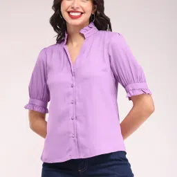 Fablestreet Lavender Relaxed Fit Top image 1