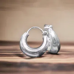 Taraash 925 Sterling Silver Simple Hoop Earrings for Kids Girls-image-23
