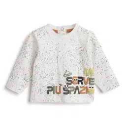 Chicco Boys White Cotton Regular Fit Printed T-Shirt-picture-30