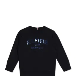 Tommy Hilfiger Kids Navy Printed Sweatshirt image 1