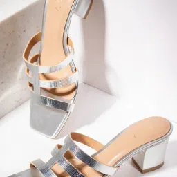 Inc.5 Women's Silver Casual Sandals image 1