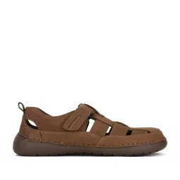 Hush Puppies by Bata Men's Brown Fisherman Sandals image 1