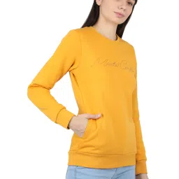 Monte Carlo Yellow Embroidered Pullover image 3