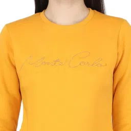 Monte Carlo Yellow Embroidered Pullover image 5