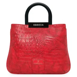 Esbeda Red Animal Effect Medium Satchel image 1