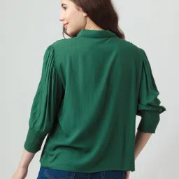 Zink London Green Regular Fit Shirt image 2