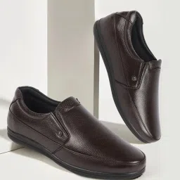 Fausto Men's Brown Formal Loafers image 1