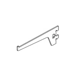 Ebco Glass Shelf Bracket With Nut and Screw Anthracite Finish and Size 375 mm for Vertical Display Shelving System, DSS-GS151 image 2