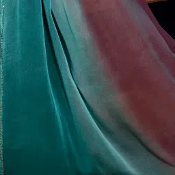 Saree Mall Teal & Maroon Embellished Saree With Blouse image 3