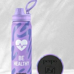 Pexpo Orchid Purple Stainless Steel Austin Hot & Cold Vacuum Insulated Water Bottle (740 ml)-picture-3