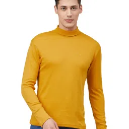 Chkokko Mustard Regular Fit T-Shirt image 1