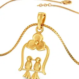 Joyalukkas 22k Lovebird Serenade Bloom Pendant image 5