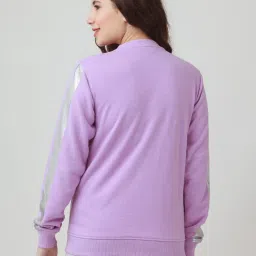 Zink London Purple Graphic Print Sweatshirt image 2