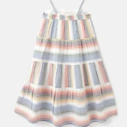 United Colors of Benetton Kids Multicolor Striped Dress image 2