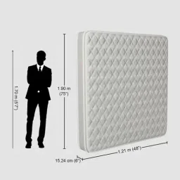 Godrej Interio Elegenza White Hard Foam Double Bed Mattress image 4