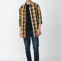 Forever 21 Multi Cotton Regular Fit Checks Shirt image 5