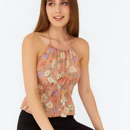 R.Code by The Roadster Life Co. Women Floral Printed Halter Neck Top-picture-23