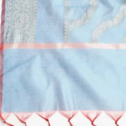 Meena Bazaar Ethnic Motifs Woven Design Unstitched Dress Material image 3