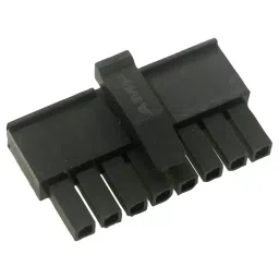 AMP - TE CONNECTIVITY RCPT HOUSING, 8POS, NYLON 66/6, BLACK, 1445022-8 (Pack 10)-picture-26