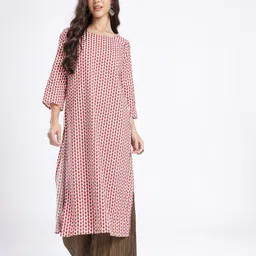 Anouk Rustic Floral Printed Straight Kurta-picture-15