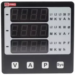 RS PRO LED Digital Panel Multi-Function Meter 92x92 mm, 1365381-picture-38
