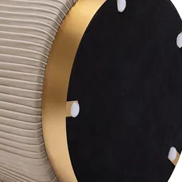 DOE BUCK Wood Velvet Round Ottomans image 2