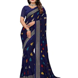 Moda Rapido Floral Poly Georgette Saree-picture-41