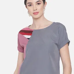 OTIRA Colourblocked Crepe Top-picture-29