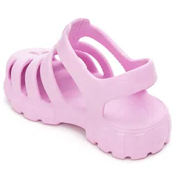 HOPPA SWEDEN Solid Gladiator Style Clogs - Pink image 4
