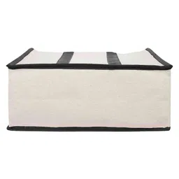 Kuber Industries Canvas Shopping Bags Grocery Bag for Carry Grocery, Fruits, Vegetable with Handles,Black, 54KM4013 image 5