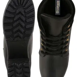 Shoetopia Kids Black Casual Boots image 4