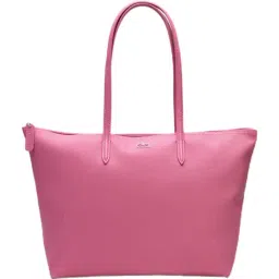 Lacoste Concept Pink Solid Medium Tote Bag-image-30