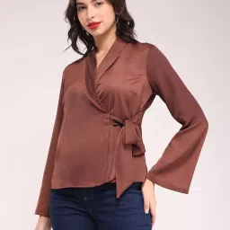 Fablestreet Brown Relaxed Fit Top image 1