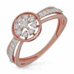 Malabar Gold and Diamonds 18k IGI Certified Diamond Rose Gold Ring for Women-picture-28