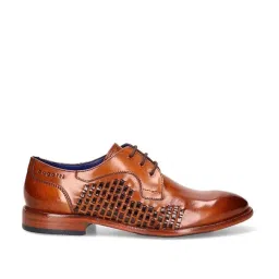Bugatti Men's Livorno Flex Evo Cognac Derby Shoes image 1