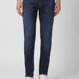 Peter England Navy Skinny Fit Jeans image 1