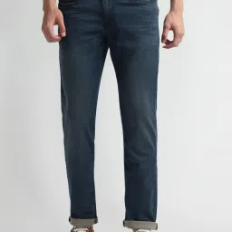 U.S. Polo Assn. Blue Cotton Slim Fit Jeans image 1