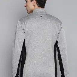 ALCIS Grey Slim Fit Self Pattern Sports Jacket image 2