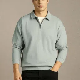 Louis Philippe Grey Cotton Regular Fit Sweatshirt-picture-18