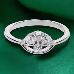 crash.club By CKC Sterling Silver Cubic Zirconia Crown Ring image 1