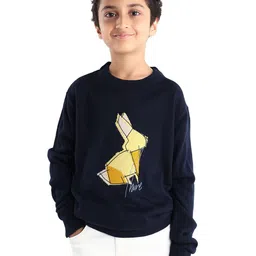 RARE ONES Boys Animal Printed Round Neck Pullover Sweaters image 5