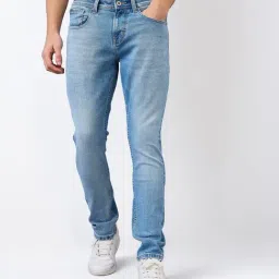 Spykar Men Slim Fit Low Rise Cotton Casual Jeans-picture-10