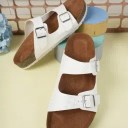 Mozafia Women's White Slides-image-47