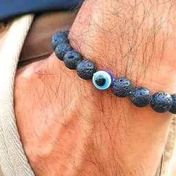 HEALINGGEMS Grey Ceramic Elasticated Bracelet-picture-12