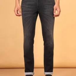 Wrangler Washed Black Slim Fit Jeans image 1