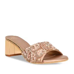 Rocia by Regal Women's Rose Gold Casual Sandals image 1