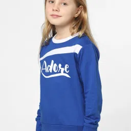KIDS ONLY Blue Graphic Print Sweatshirt image 3
