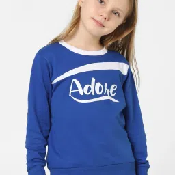 KIDS ONLY Blue Graphic Print Sweatshirt image 1