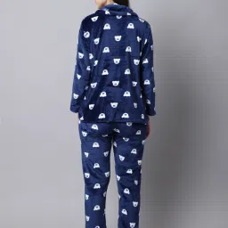 Tag 7 Navy Printed Night Suit image 2