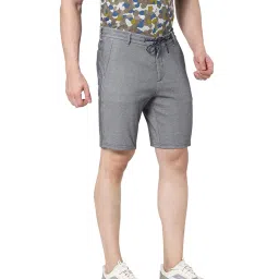 celio celio*grey Regular Fit Mid Rise Bermuda Shorts image 3